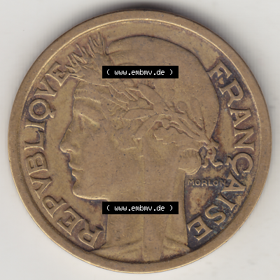 Münze Frankreich Umlaufmünzen Sammlung in PNG 1931-1941, 2 Franken 1939-1 LIBERTE EGALITE FRATERNITE (1) - Digitales Münzen-Bildmaterial einer französischen Francs Münze... Sammlung