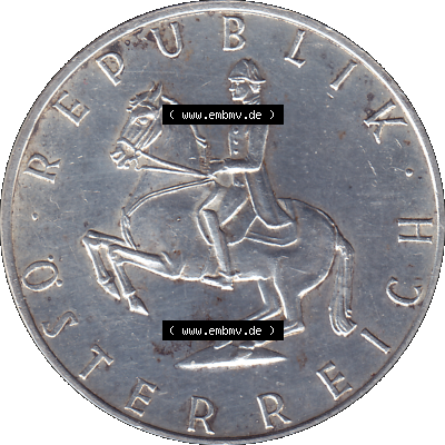 Alte Münze 5 / Fünf Schilling Österreich in original Farbgebung von Scanner transparenten PNG 1960-1968, 5 Fünf Schilling 1967-01, 5,20 Gramm 640er Silber,... Sammlung