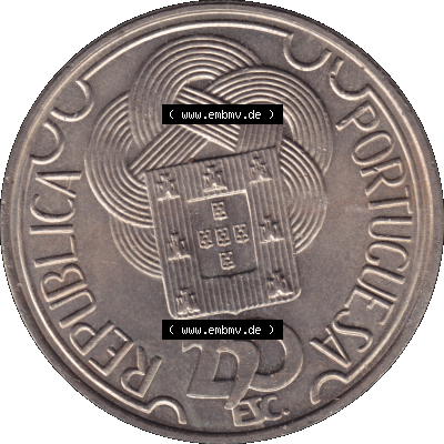 Alte Gedenkmünze aus Portugal als PNG-Grafik 1988, 250 Escudos, XXIV Jogos Olimpicos Seul 1988, Olympiade. Vorderseite der 250 Escudo Gedenkmünze aus Portugal vor Einführung... Sammlung