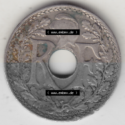 Münze Frankreich Umlaufmünzen Sammlung in PNG 1917-1938, 10 Centimes, 10 CMES EGALITÉ FRATERNITÉ LIBERTÉ 1933 (Stück 1)... Sammlung