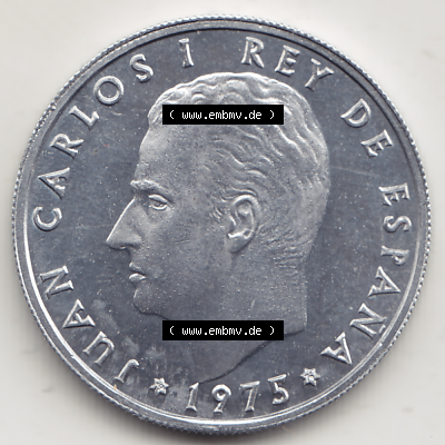 Münze Spanien / España Umlaufmünzen Sammlung in PNG 1975-1975, 50 Centimos 1975 (Stück 1), JUAN CARLOS I REY DE ESPAÑA (1)... Sammlung