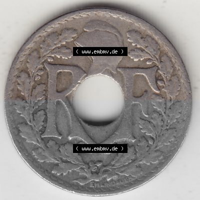 Münze Frankreich Umlaufmünzen Sammlung in PNG 1917-1938, 10 Centimes, 10 CMES EGALITÉ FRATERNITÉ LIBERTÉ 1924 (Stück 1)... Sammlung