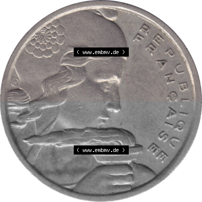 Münze Frankreich Umlaufmünzen Sammlung in PNG 1954-1958; 100 Francs, Franken Typ I. 1955 (Stück 1) (6) - Digitales Münzen-Bildmaterial... Sammlung
