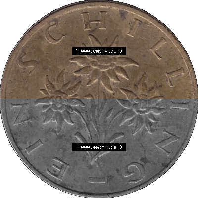Österreich 1 / Ein Schilling 1959-2001, 1 Schilling 1979 (Stück 4) Sammlung