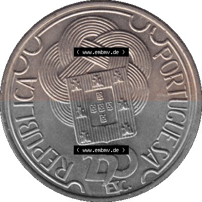 Alte Gedenkmünze aus Portugal als PNG-Grafik 1988, 250 Escudos, XXIV Jogos Olimpicos Seul 1988, Olympiade Sammlung
