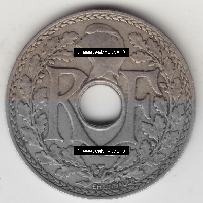 Münze Frankreich Umlaufmünzen Sammlung in PNG 1917-1937, 25 Cmes, Centimes 1929 (Stück 1) LIBERTE EGALITE FRATERNITE (1) -... Sammlung