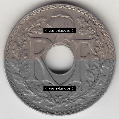 Münze Frankreich Umlaufmünzen Sammlung in PNG 1917-1938, 10 Centimes, RF - Frankreich 10 CMES EGALITÉ FRATERNITÉ LIBERTÉ... Sammlung