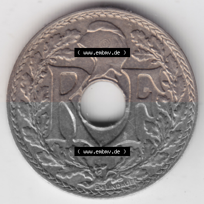 Münze Frankreich Umlaufmünzen Sammlung in PNG 1917-1938, 10 Centimes, Cent 1936 (2) - Digitales Münzen-Bildmaterial einer französischen... Sammlung