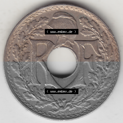 Münze Frankreich Umlaufmünzen Sammlung in PNG 1917-1938, 10 Centimes, 10 CMES EGALITÉ FRATERNITÉ LIBERTÉ 1920 (Stück 2)... Sammlung