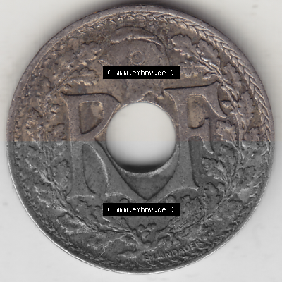 Münze Frankreich Umlaufmünzen Sammlung in PNG 1917-1938, 10 Centimes, 10 CMES EGALITÉ FRATERNITÉ LIBERTÉ 1918 (Stück 2)... Sammlung
