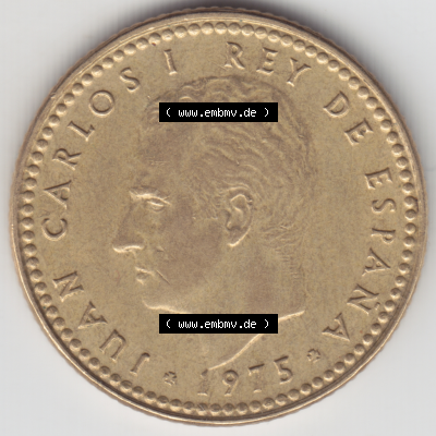 Münze Spanien / España Umlaufmünzen Sammlung in PNG 1975, 1975-1980, Una Peseta, 1 Pesete 1979 (2) - Digitales Münzen-Bildmaterial... Sammlung