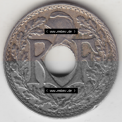Münze Frankreich Umlaufmünzen Sammlung in PNG 1917-1938, 10 Centimes, RF - Frankreich 10 CMES EGALITÉ FRATERNITÉ LIBERTÉ... Sammlung