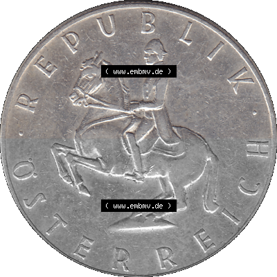 5 / Fünf Schilling Österreich in original Farbgebung von Scanner transparenten PNG 1960-1968, 5 Fünf Schilling 1960 (Stück... Sammlung
