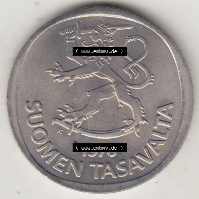 Münze Finnland / SUOMI Umlaufmünzen Sammlung in PNG 1969-1993, 1 finnische Mark, Markka 1978 (Stück 1) (1) - Digital Münzen-Bildmaterial... Sammlung