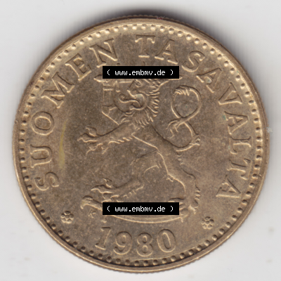 Münze Finnland / SUOMI Umlaufmünzen Sammlung in PNG 1963-1990, 20 Penniä (2) - Digital Münzen-Bildmaterial einer Münze aus... Sammlung