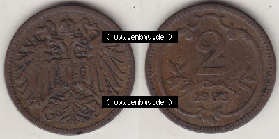 Österreich Austria Österreichisch-Ungarische Krone 1892-1915, 2 Heller, 1903 (3) Sammlung