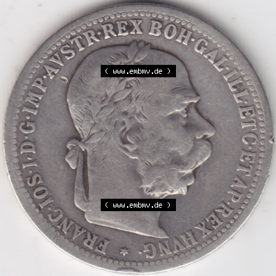 Österreich Austria Österreichisch-Ungarische Krone 1892-1907, 1 Krone Franz Joseph I. 1899 (2) Sammlung