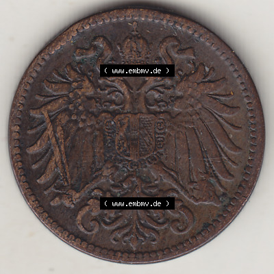 Österreich Austria Österreichisch-Ungarische Krone 1892-1915, 2 Heller, 1907 (1) Sammlung