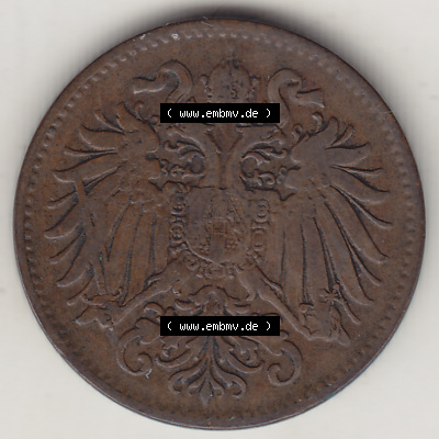 Österreich Austria Österreichisch-Ungarische Krone 1892-1915, 2 Heller, 1894 (1) Sammlung