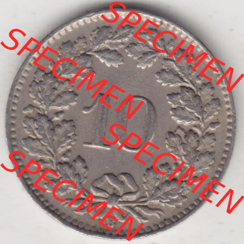 Münzen Schweiz 1940-Heute, 10 Rappen B 1948, Münzen Rückseite als Bildmaterial im online Katalog und online Datenbank für Sammler von Schweizer Münzen. Sammlung
