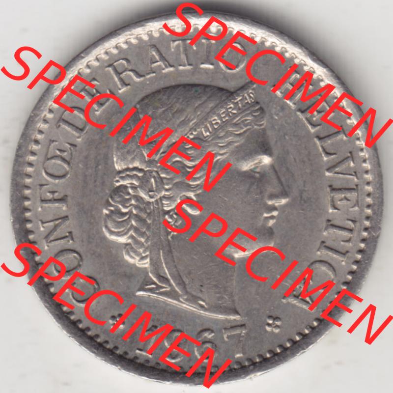 Münzen Schweiz 1940-2018, 10 Rappen B 1967, Münzen Vorderseite als Bildmaterial im online Katalog und online Datenbank für Sammler von Schweizer Münzen. Sammlung