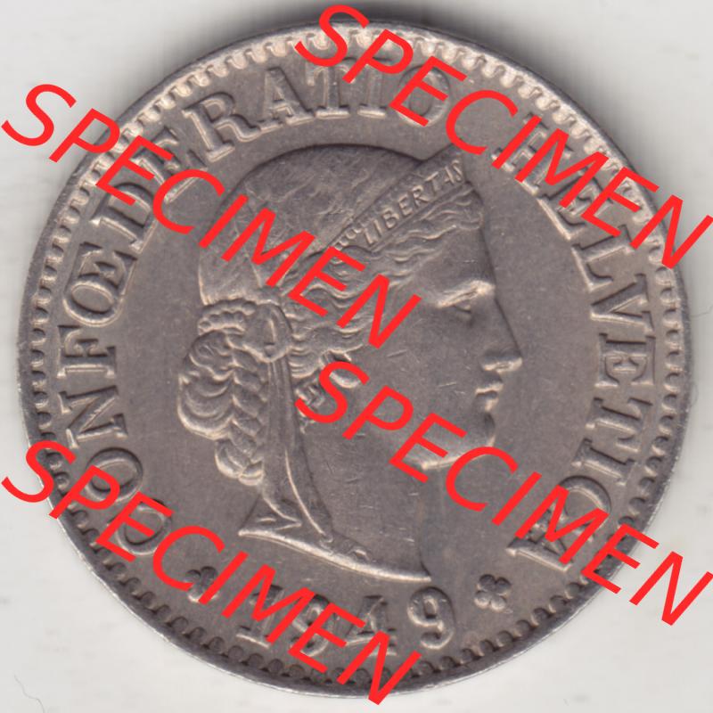 Münzen Schweiz 1940-Heute, 10 Rappen B 1949, Münzen Vorderseite als Bildmaterial im online Katalog und online Datenbank für Sammler von Schweizer Münzen. Sammlung