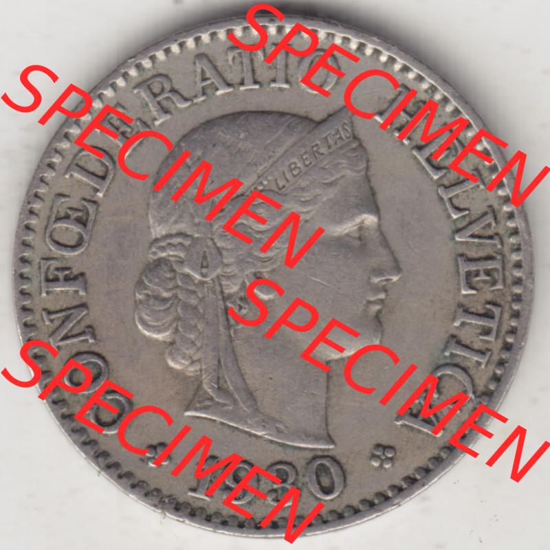 Münzen Schweiz 1919-1931, 10 Rappen B 1930 I., Münzen Vorderseite als Bildmaterial im online Katalog und online Datenbank Sammlung