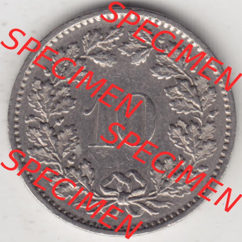 Münzen Schweiz 1940-2018, 10 Rappen B 1974 II., Münzen Rückseite als Bildmaterial im online Katalog und online Datenbank für Sammler von Schweizer Münzen. Sammlung