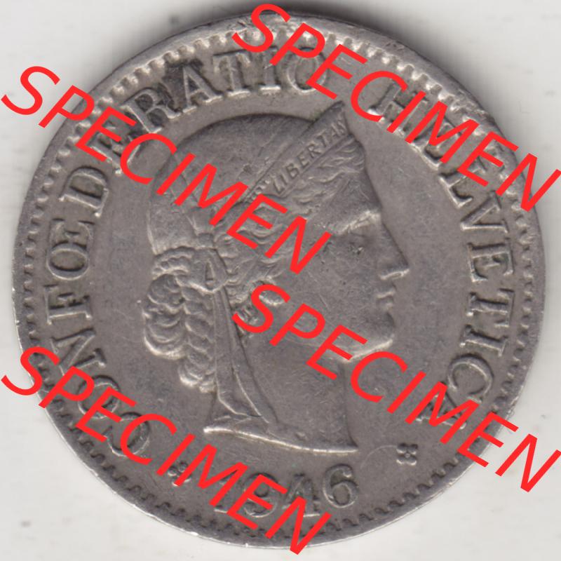 Münzen Schweiz 1940-Heute, 10 Rappen B 1946, Münzen Vorderseite als Bildmaterial im online Katalog und online Datenbank für Sammler von Schweizer Münzen. Sammlung