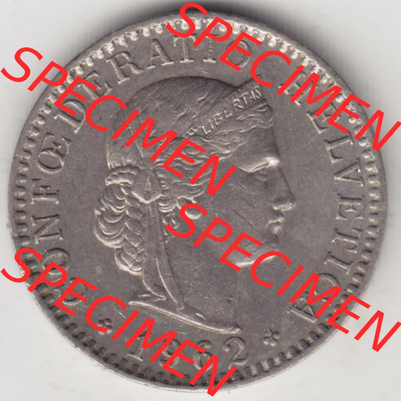 Münzen Schweiz 1939-2018, 20 Rappen Münzzeichen / Mzz. B 1962 I., Münzen Vorderseite als Bildmaterial im online Katalog und online Datenbank für Sammler... Sammlung