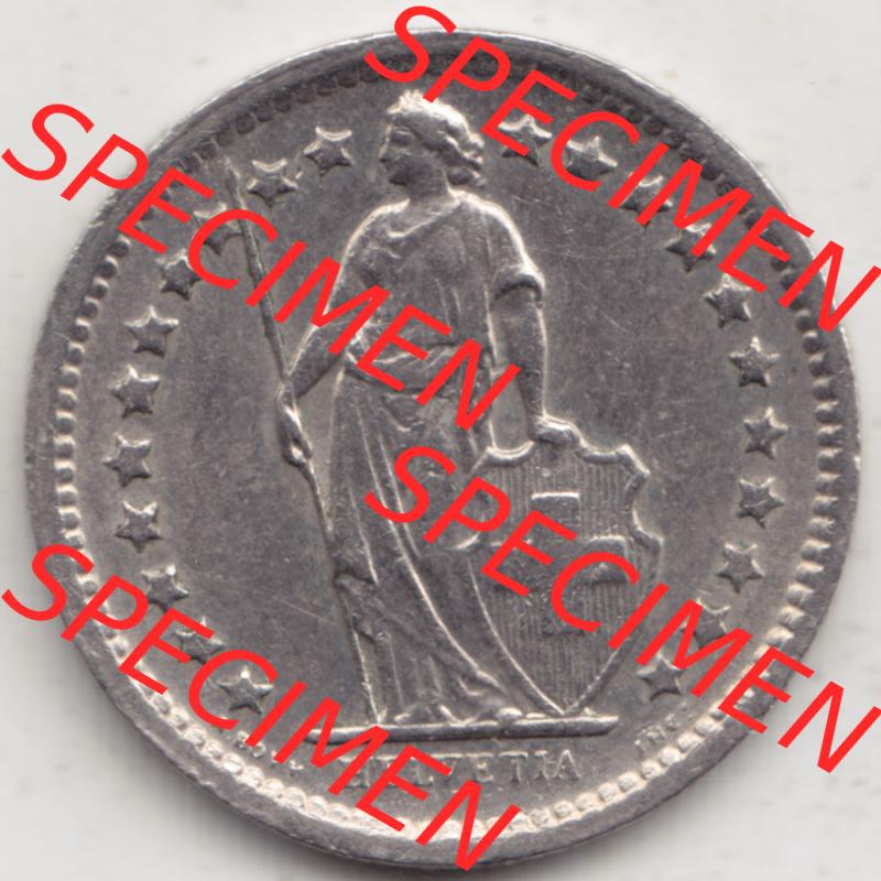 Münzen Schweiz 1968-1982, 1/2 Franken mit Münzzeichen / Mzz. B 1969 I, Münzen Vorderseite als Bildmaterial Sammlung