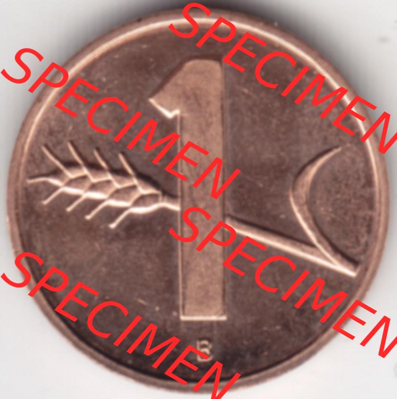 Münzen Schweiz 1948-2006, 1 Rappen 2003, Münzen Rückseite als Bildmaterial im online Katalog und online Datenbank für Sammler von Schweizer Münzen. Sammlung
