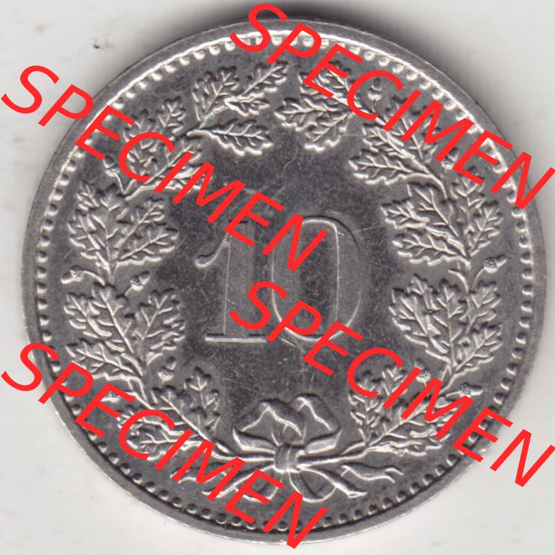 Münzen Schweiz 1940-2018, 10 Rappen B 1984, Münzen Rückseite als Bildmaterial im online Katalog und online Datenbank für Sammler von Schweizer Münzen. Sammlung
