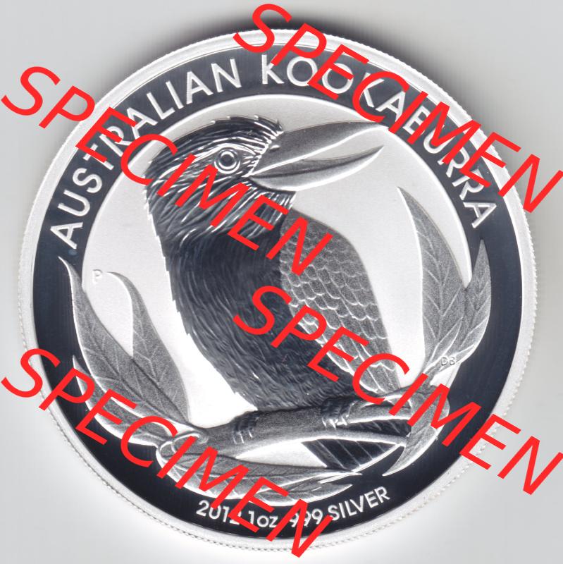 Silbermünzen Australien Kookaburra 1 Unze 2012. Vorderseite der Silbermünze Kookaburra / Eisvogel aus Australien hier im online Katalog und Datenbank zum verwalten und katalogisieren... Sammlung