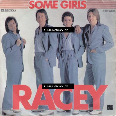 BRD, Rock & Pop (Singles) Electrola Records 1979, Racey mit Some Girls, Figthing Chance und Racey. Vinyl-Schallplatten hier im online Katalog als Bildmaterial hochladen.... Sammlung