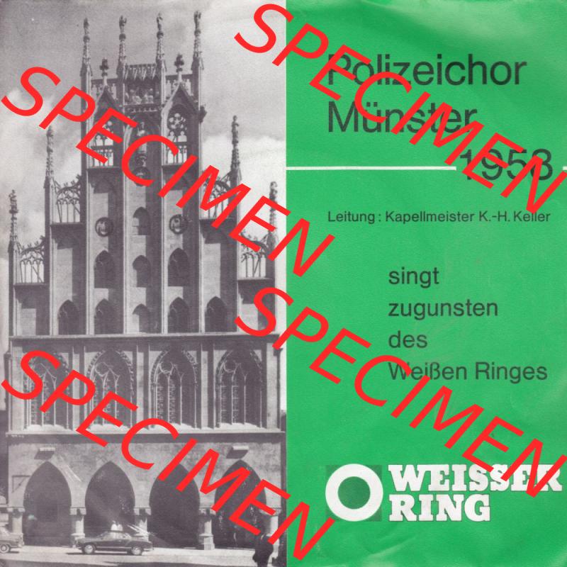 Schlager (Singles), Life Records 1958, Polizeichor Münster 1958 mit Polizeichor Münster 1958 Singt Zugunsten Des Weißen Ringes (1) Sammlung
