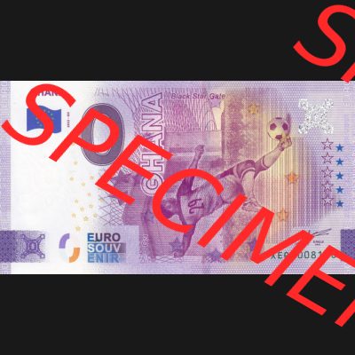 0-Euro Souvenirscheine Deutschland 2022-GH, Fußball-WM in Katar XEQA, Ghana (1) Sammlung