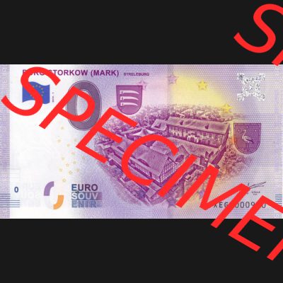 0-Euro Souvenirscheine Deutschland 2019-1, XEGP, Burg Storkow (Mark) Streleburg (1) Sammlung