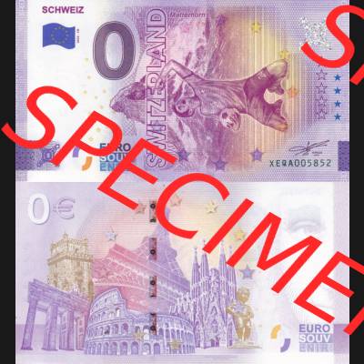 0-Euro Souvenirscheine Deutschland 2022-CH, Fußball-WM in Katar XEQA, Schweiz - Switzerland (3) Sammlung