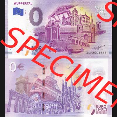 0-Euro Souvenirscheine Deutschland 2020-1, XEPA, Wuppertal (3) Sammlung
