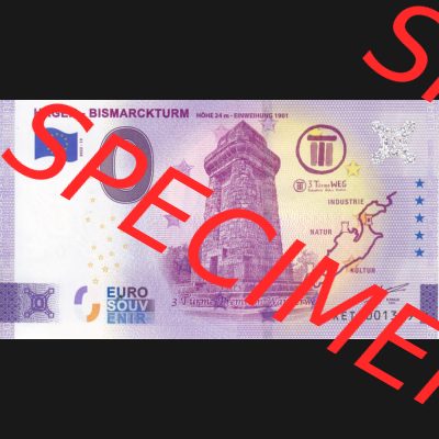 0-Euro Souvenirscheine Deutschland 2022-13, XETF, Hagen - Bismarkturm, 3 Türme Premium - Wanderweg (1) Sammlung