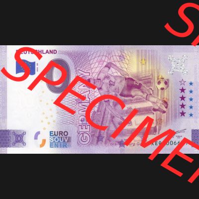 0-Euro Souvenirscheine Deutschland 2022-DE, Fußball-WM in Katar XEQA, Deutschland - Germany (1) Sammlung