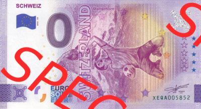 0-Euro Souvenirscheine Deutschland 2022-CH, Fußball-WM in Katar XEQA, Schweiz - Switzerland (1) Sammlung