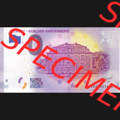 0-Euro Souvenirscheine Deutschland 2019-1, XEGT, Velbert - Schloss Hardenberg (1) Sammlung