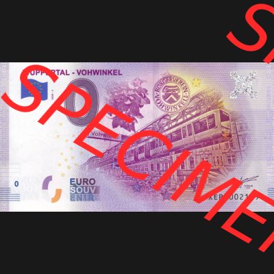 0-Euro Souvenirscheine Deutschland 2020-2, XEPA, Wuppertal - Vohwinkel (1) Sammlung