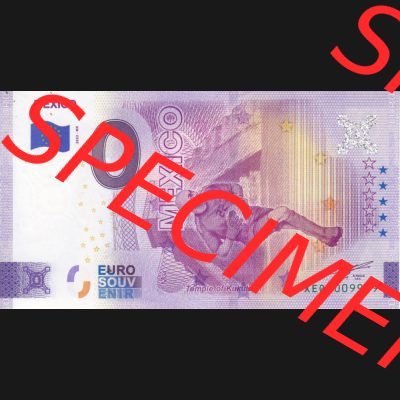 0-Euro Souvenirscheine Deutschland 2022-MX, Fußball-WM in Katar XEQA, Mexiko - Mexico (1) Sammlung