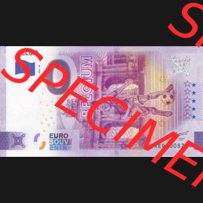 0-Euro Souvenirscheine Deutschland 2022-BE, Fußball-WM in Katar XEQA, Belgien - Belgium (1) Sammlung