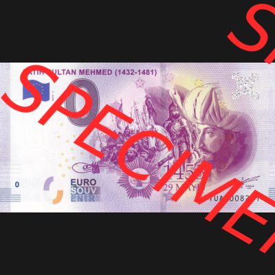 0-Euro Souvenirscheine Türkei 2019-1, TUAE, Fatih Sultan Mehmed ( 1432- 1481) (1) Sammlung