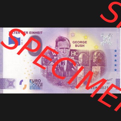 0-Euro Souvenirscheine Deutschland 2020-60, XEMZ, Väter der Einheit - George Bush (1) Sammlung