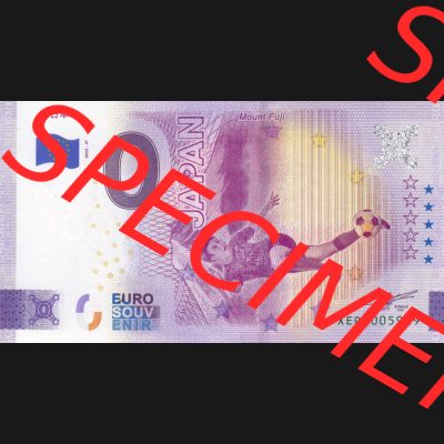 0-Euro Souvenirscheine Deutschland 2022-JP, Fußball-WM in Katar XEQA, Japan (1) Sammlung